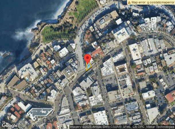  1110 Prospect St, La Jolla, CA Parcel Map