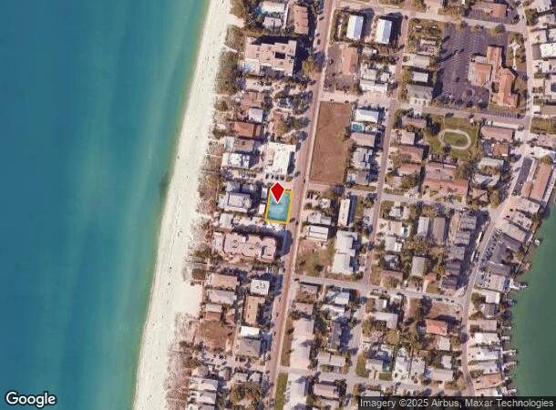  2208 Gulf Blvd, Indian Rocks Beach, FL Parcel Map