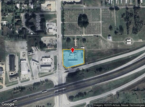  1721 S Mechanic St, El Campo, TX Parcel Map