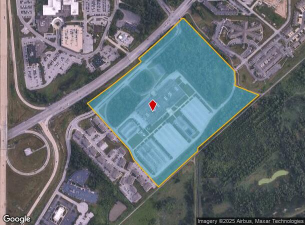 8001 W Jefferson Blvd, Fort Wayne, IN Parcel Map