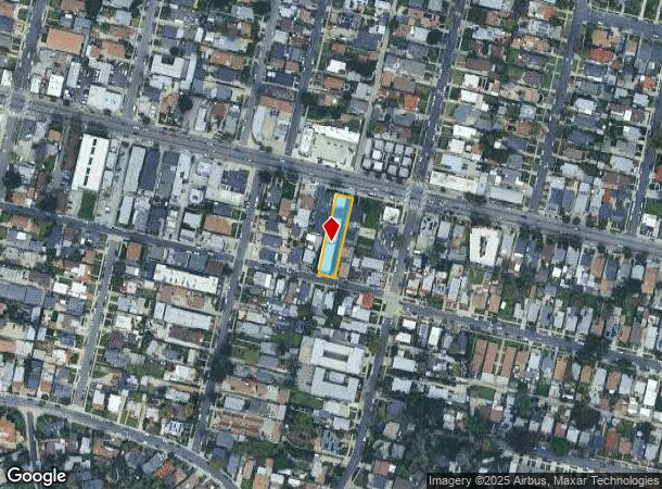  4721 Lincoln Ave, Los Angeles, CA Parcel Map