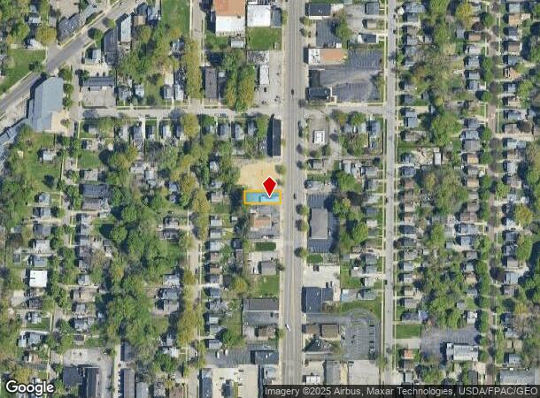  694 N Main St, Akron, OH Parcel Map