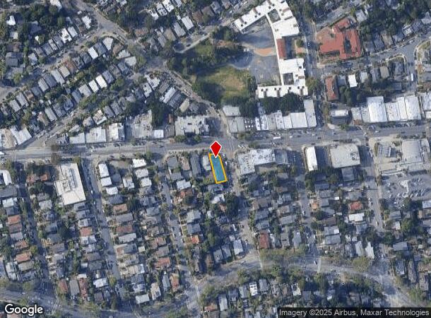  1738 Solano Ave, Berkeley, CA Parcel Map