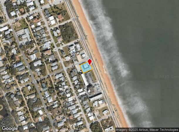 1204 S Ocean Shore Blvd, Flagler Beach, FL Parcel Map