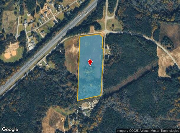 1306 Hockaday Rd, Four Oaks, NC Parcel Map