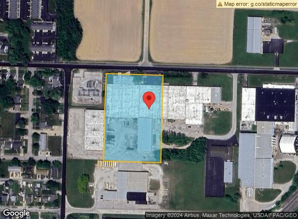  520 Goodrich Rd, Bellevue, OH Parcel Map