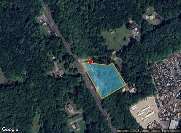  327 New London Rd, Colchester, CT Parcel Map