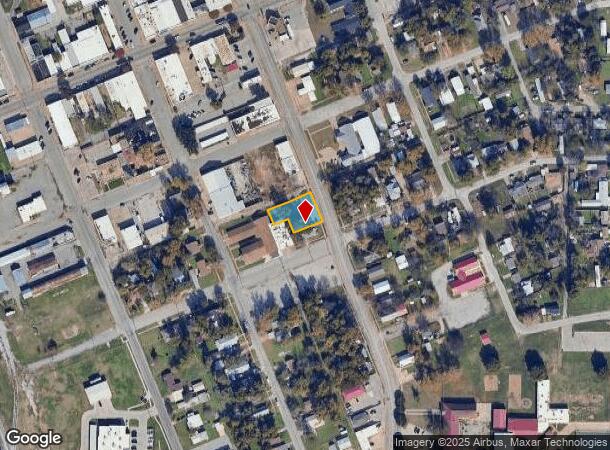  203 N Avenue D, Burkburnett, TX Parcel Map