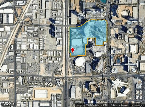  3730 Las Vegas Blvd S, Las Vegas, NV Parcel Map