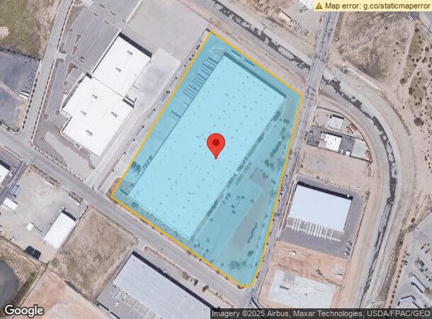  1101 Burgundy Dr, El Paso, TX Parcel Map