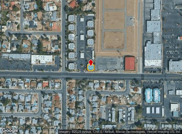  6256 Spring Mountain Rd, Las Vegas, NV Parcel Map