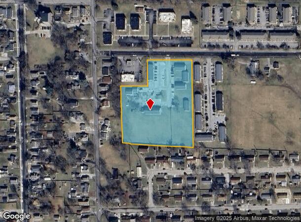  620 E Oak St, Seymour, IN Parcel Map