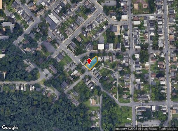  709 Hillside Ave, Bethlehem, PA Parcel Map