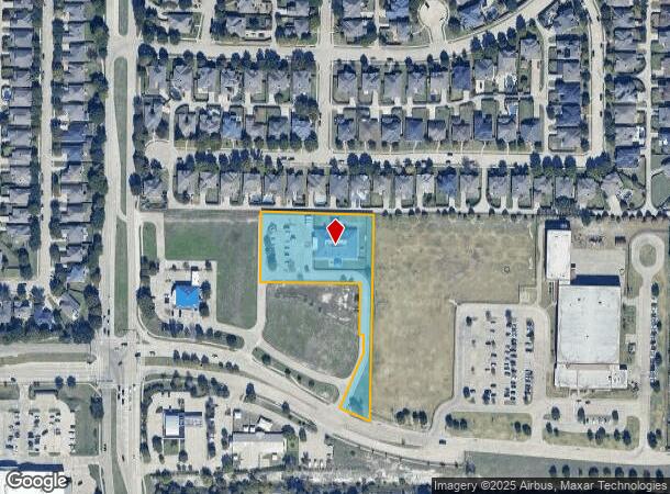  1695 E Exchange Pkwy, Allen, TX Parcel Map