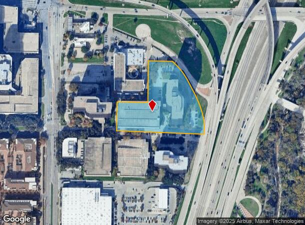  12801 N Central Expy, Dallas, TX Parcel Map