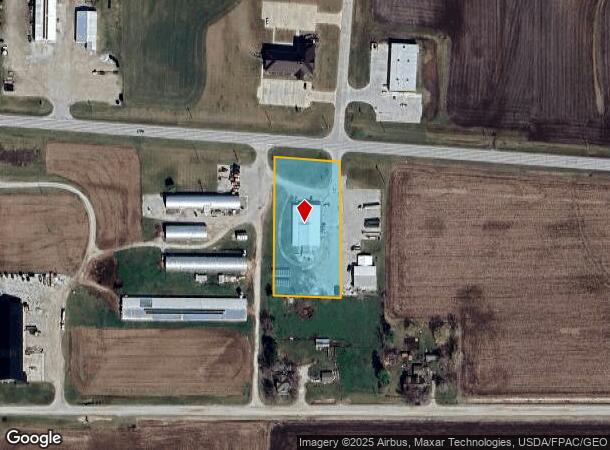1368 Highway 78, Wayland, IA Parcel Map