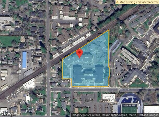  1013 N Cherry St, Newberg, OR Parcel Map