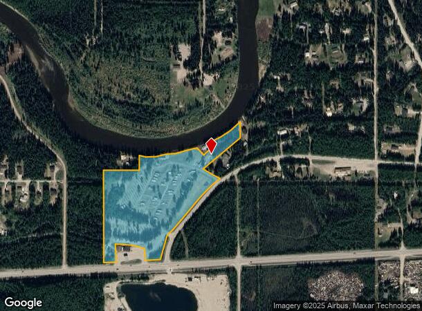  1368 Old Badger Rd, North Pole, AK Parcel Map