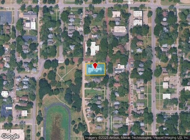  1301 Sw Fillmore St, Topeka, KS Parcel Map