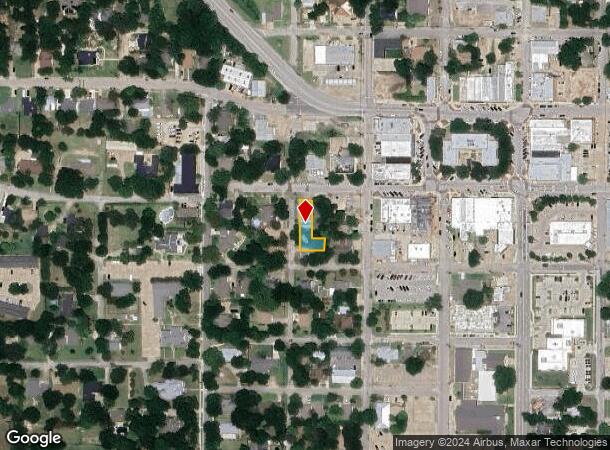  307 W Mulberry St, Kaufman, TX Parcel Map