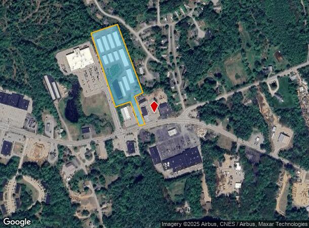  637 W Main St, Tilton, NH Parcel Map