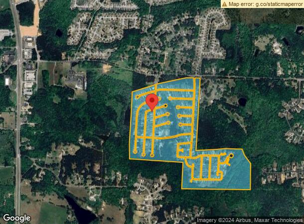  225 Club Dr, Fayetteville, GA Parcel Map