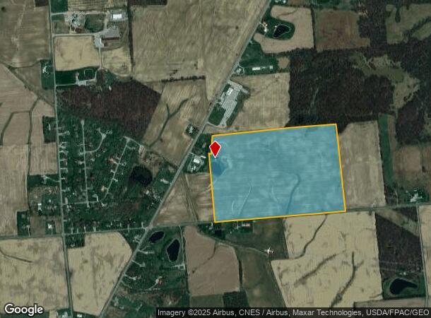  Hillview Rd, Marysville, OH Parcel Map