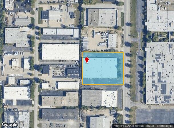  514 S Hicks Rd, Palatine, IL Parcel Map