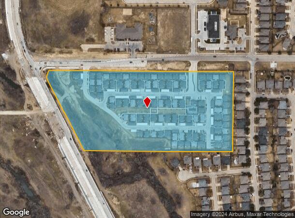  1000 E Harmon Rd, Fort Worth, TX Parcel Map