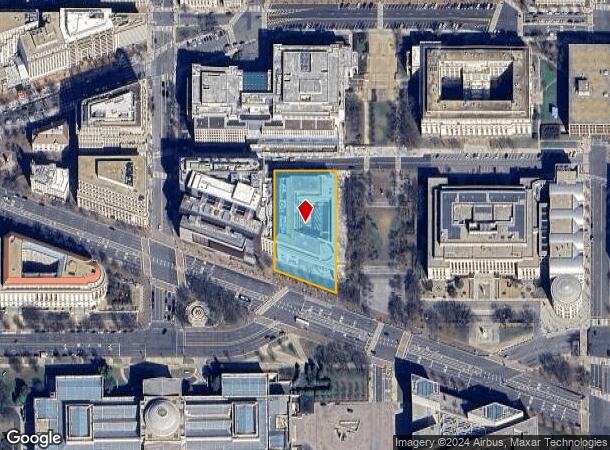  501 Pennsylvania Ave Nw, Washington, DC Parcel Map