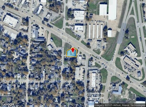  105 W University Dr, Mckinney, TX Parcel Map