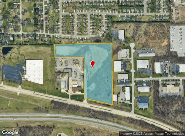 1780 Ac Sec 21-38-2E, South Bend, IN Parcel Map