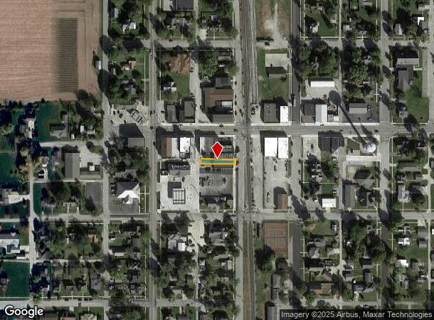  309 S Railroad St, Brookston, IN Parcel Map