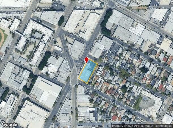  3604 S Main St, Los Angeles, CA Parcel Map