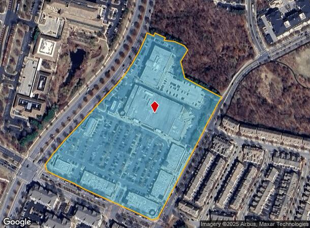  521 Fallsgrove Dr, Rockville, MD Parcel Map