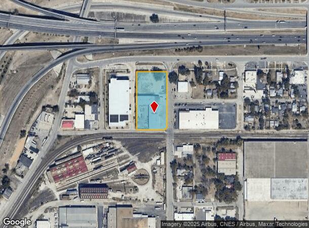  1411 N Hackberry St, San Antonio, TX Parcel Map
