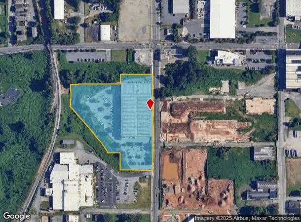 1200 N Patterson Ave, Winston Salem, NC Parcel Map