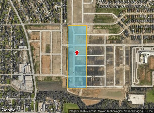  200 Thompson St, Fort Worth, TX Parcel Map