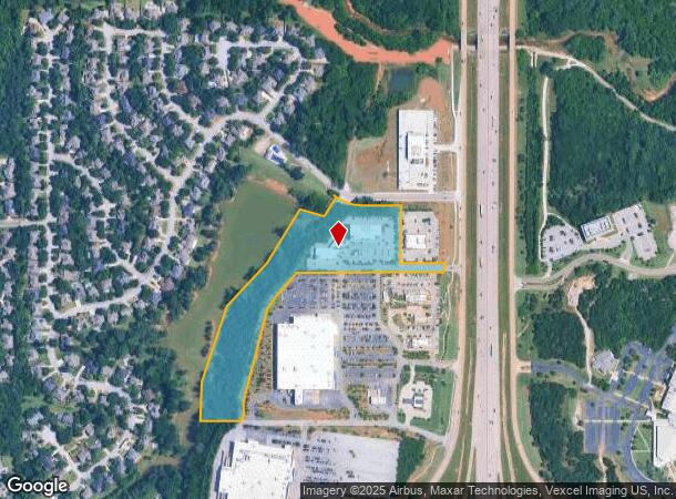 925 W I 35 Frontage Rd, Edmond, OK Parcel Map