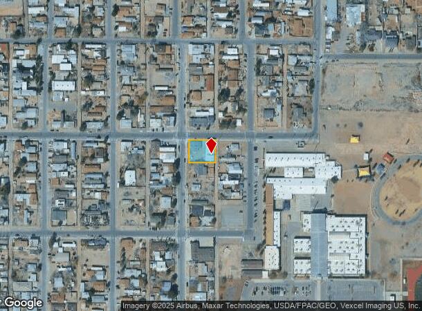  7048 Fourth St, Canutillo, TX Parcel Map