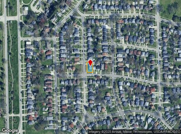  2020 Fernwood Ave, Toledo, OH Parcel Map