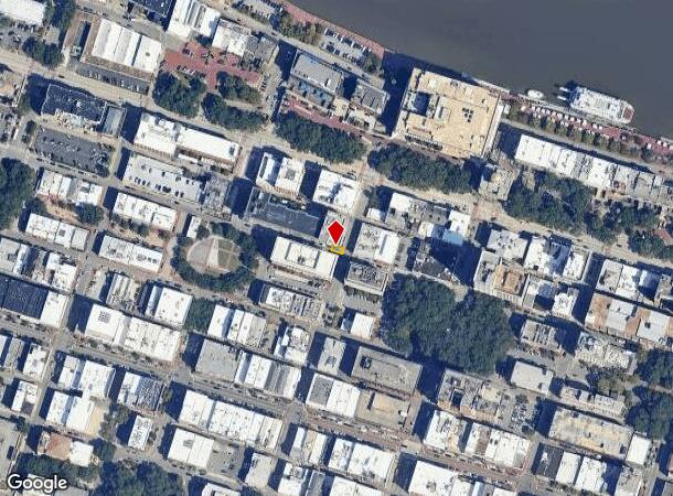 110 W Bryan St, Savannah, GA Parcel Map