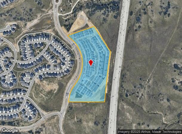 360 Edge View Cir, Castle Pines, CO Parcel Map