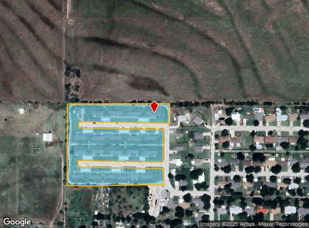 1304 W Gray St, Olney, TX Parcel Map