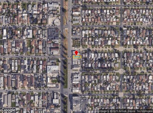  10456 S Vermont Ave, Los Angeles, CA Parcel Map