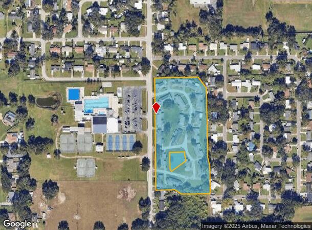 502 Beverly Blvd, Brandon, FL Parcel Map