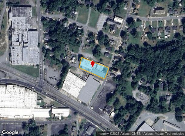  203 Adams St, Burlington, NC Parcel Map