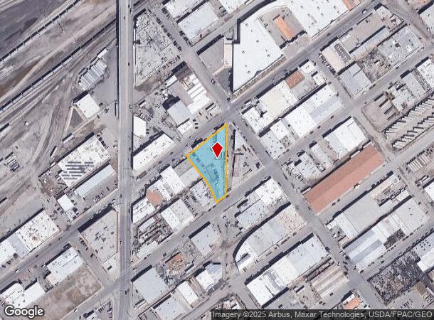  1630 Texas Ave, El Paso, TX Parcel Map