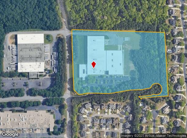  7605 Nitta Dr, Suwanee, GA Parcel Map