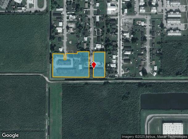  1101 Virginia Ln, South Bay, FL Parcel Map